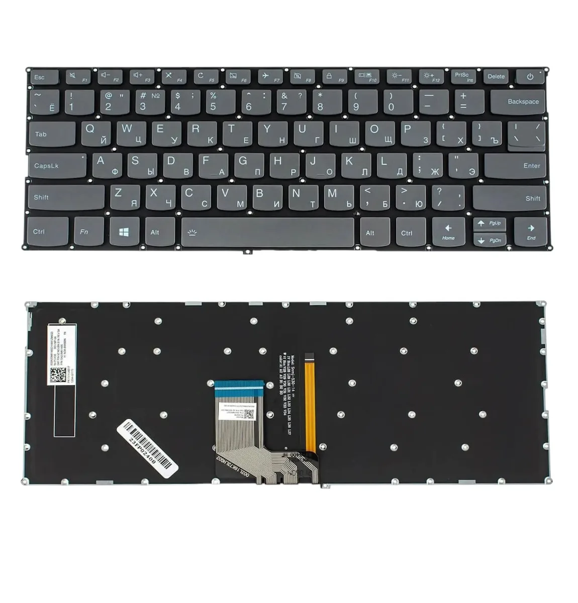 Клавіатура для ноутбука Lenovo IdeaPad 320S-13IKB, 720S-14IKB series