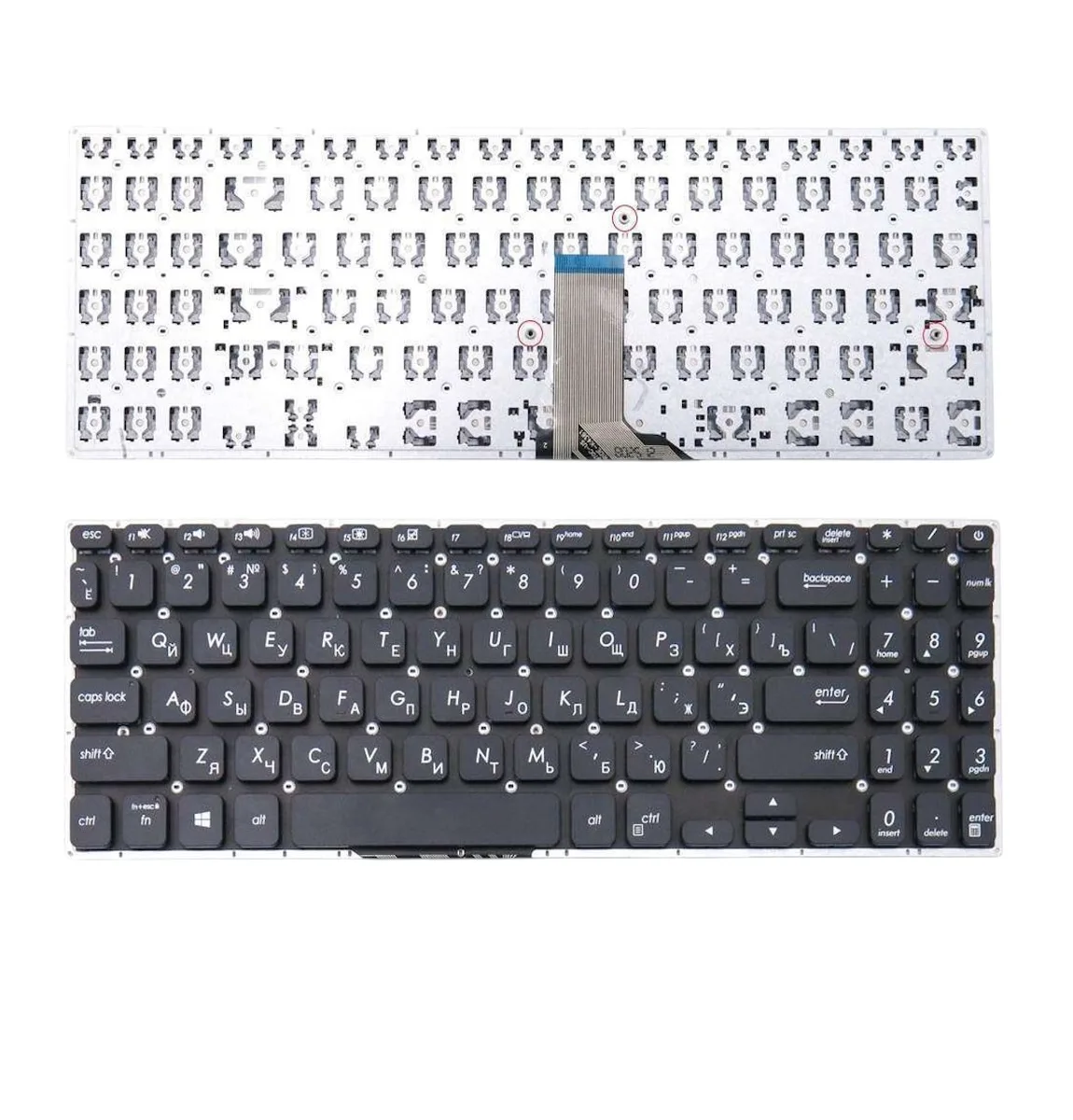 Клавіатура для Asus Vivobook X530 S530 series Black