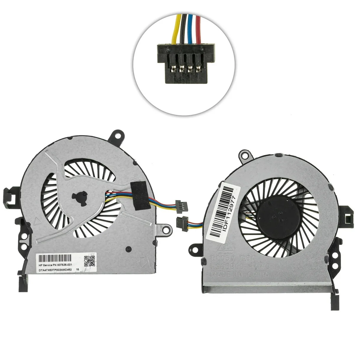 Кулер для ноутбука HP PROBOOK 450 G3, 455 G3, 470 G3, DC 05V 0.5A, 4pin (837535-001)