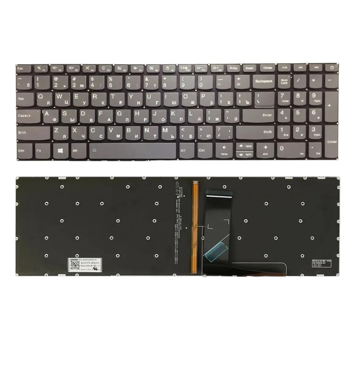 Клавіатура LENOVO IdeaPad 330-15IKB 81dc 81de з підсвічуванням