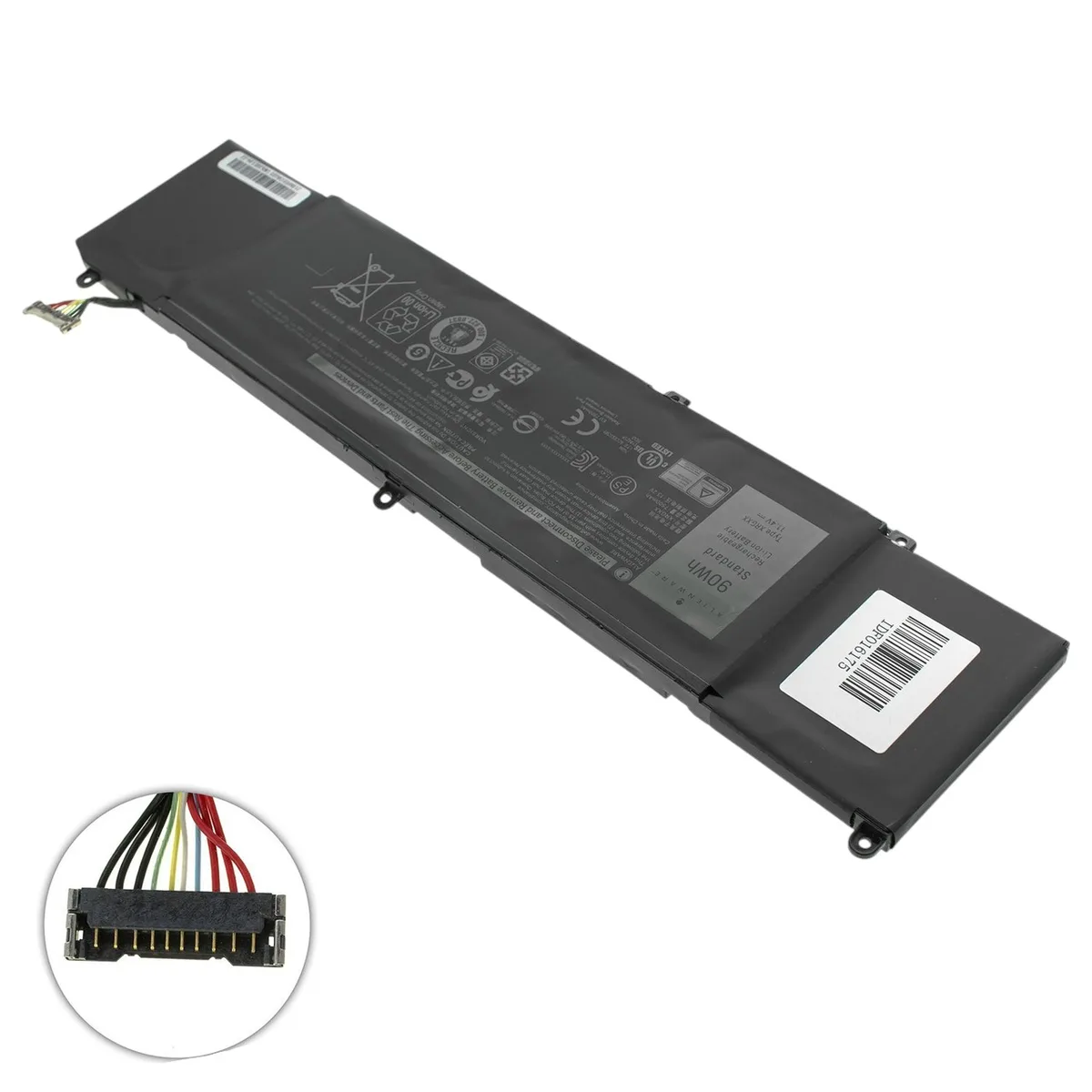 Батарея для ноутбука DELL XRGXX (Alienware M15, M17 series) 11.4V 7500mAh 90Wh Black
