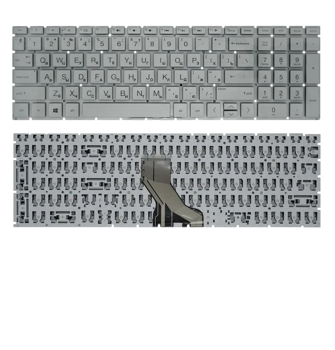 Клавіатура для ноутбука HP 250 G7, 255 G7, 256 G7 без підсвітки