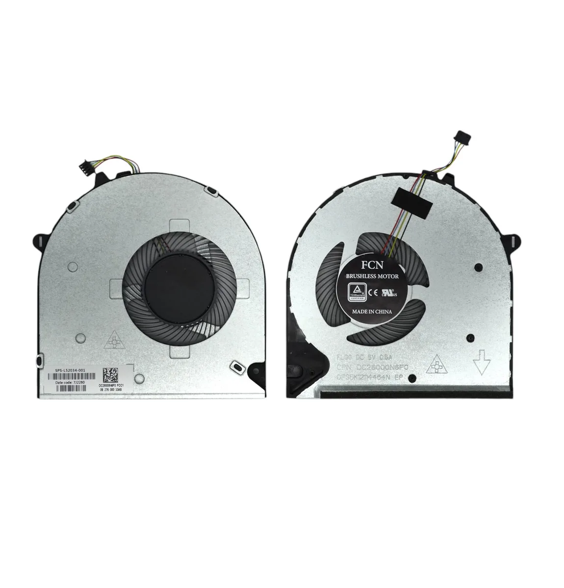 Вентилятор (кулер) HP 15-DW 15-DW0000 15S-DW 250 G8, 255 G8