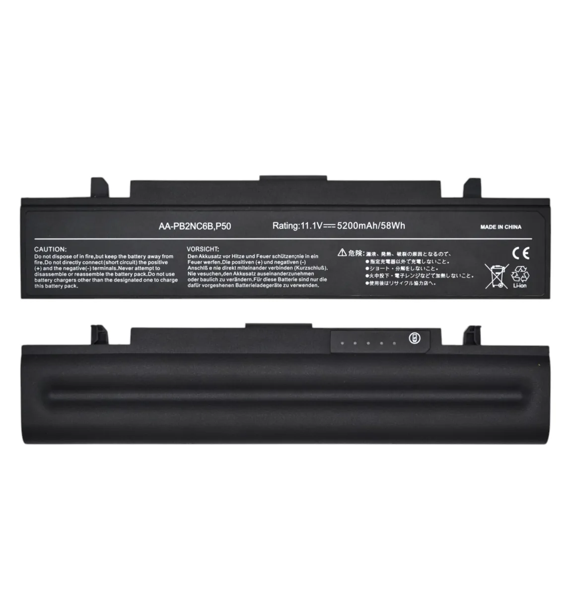 Батарея AA-PB2NC6B для ноутбука Samsung R39 R45 R60 R60+ R60 Plus R65 R70 5200mAh