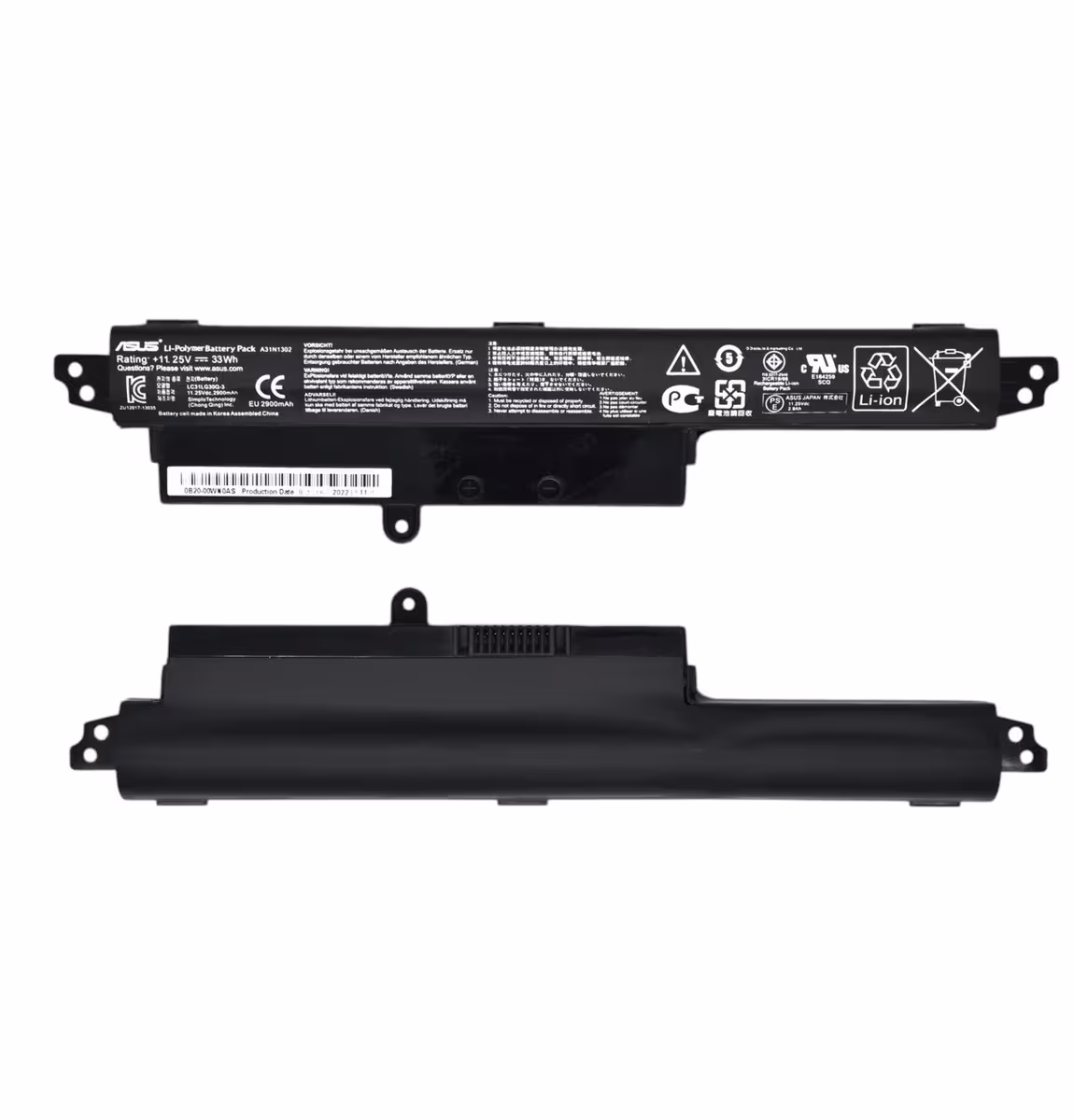 Батарея A31N1302 для ноутбука Asus X200, X200MA, F200CA 2600 mAh 11.25V 29Wh