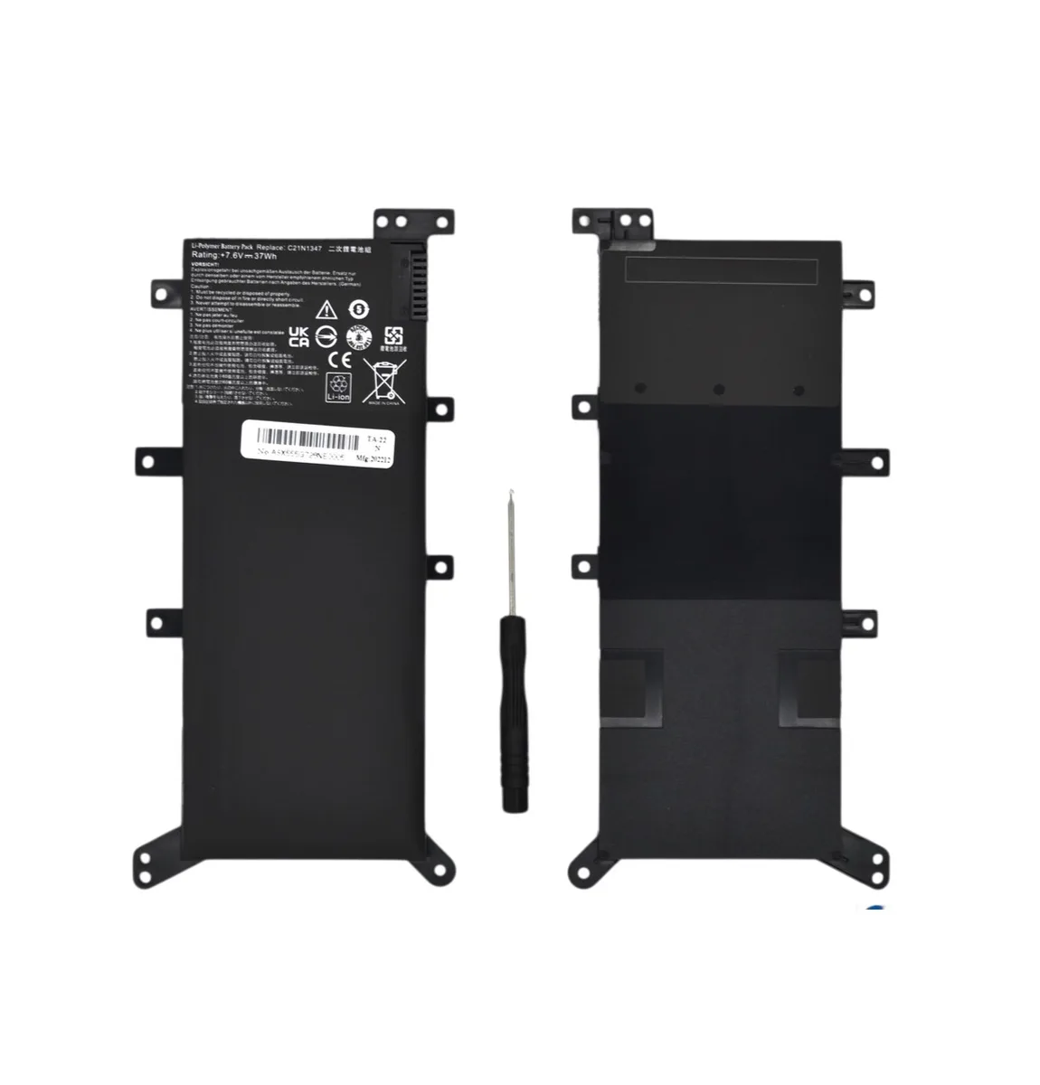 Батарея C21N1347 для ноутбука ASUS VM510 VM510L VM590 VM590L W519 W519L 4900mAh