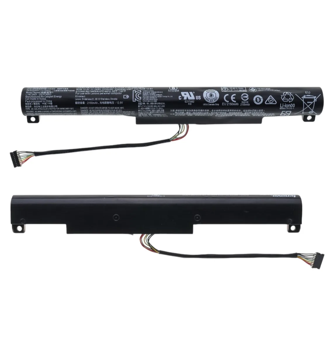Батарея L14C3A01 для ноутбука Lenovo IdeaPad 100-15, 80mj, 100-15IBY (10.8V 2200mAh 24Wh)