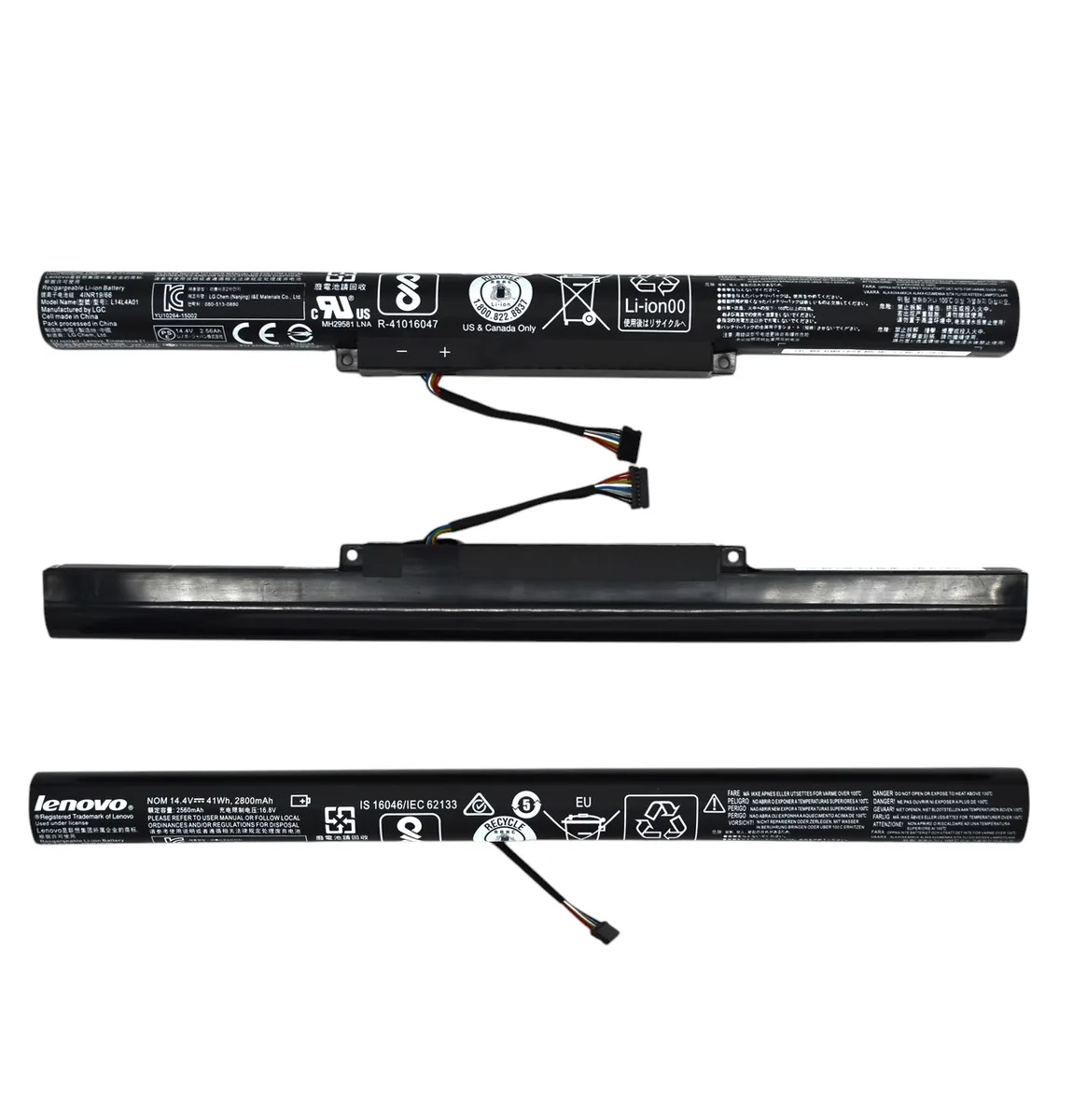 Батарея L14L4A01 L14L4E01 L14S4A01 2600mAh для Lenovo IdeaPad 500 Z41 Z51