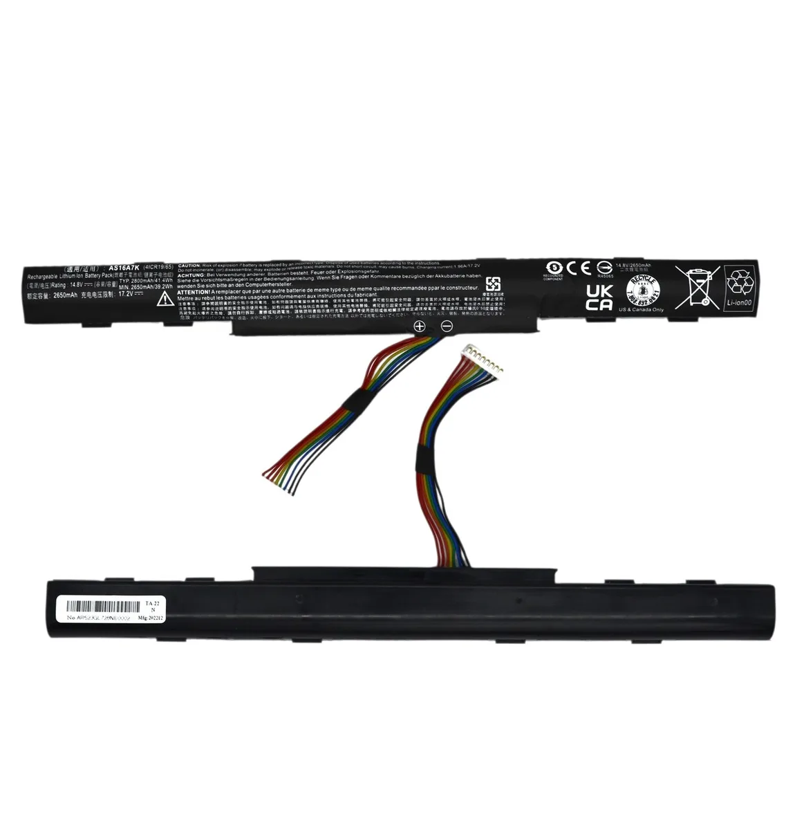 Батарея AS16A8K Acer Aspire E5-553G E5-575 N16Q2 E5-575TG E5-576 E5-576G E5-774 K50-20