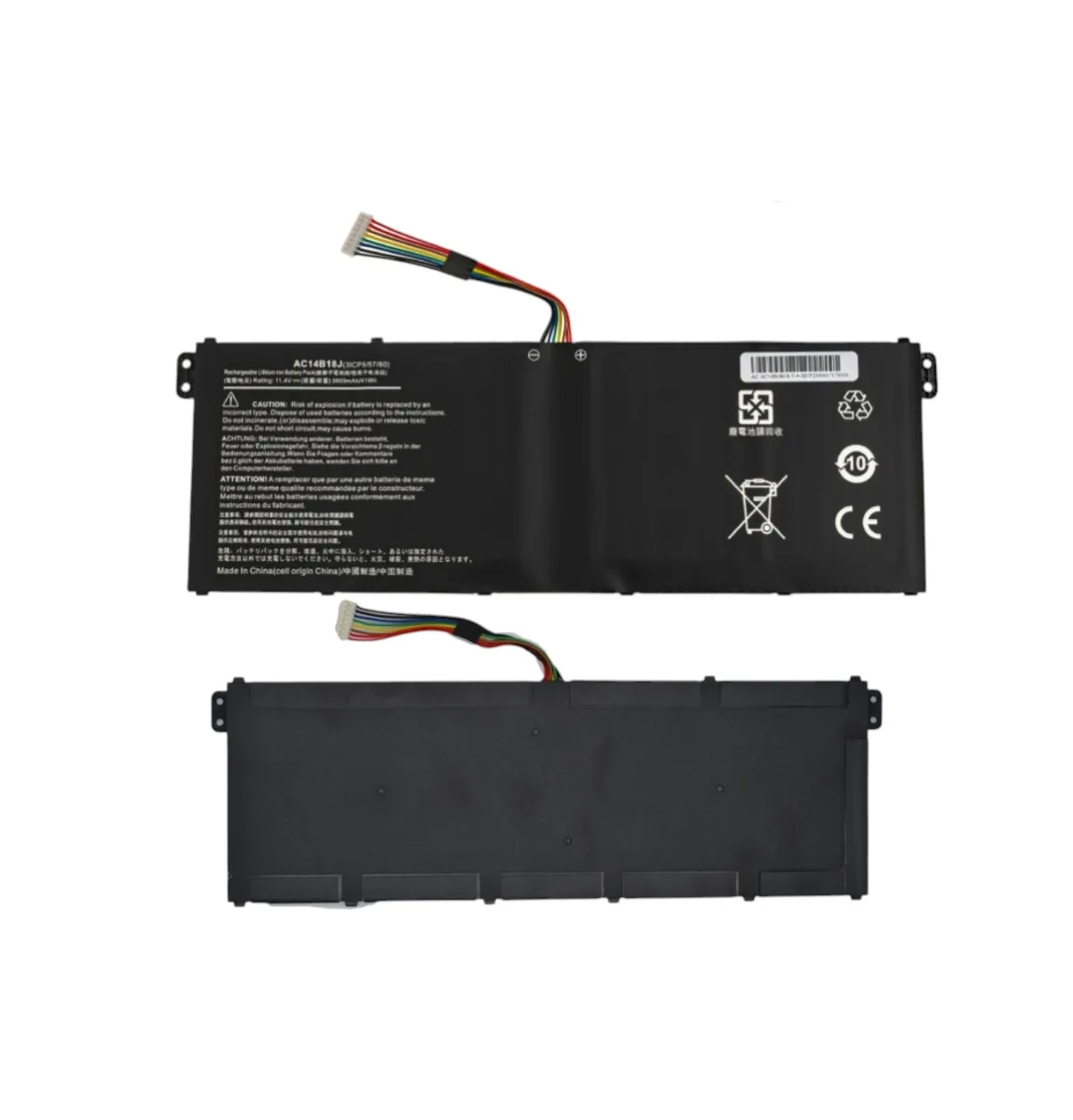 Батарея AC14B13J для Acer All In One AZ3-700 11.4V 3600mAh
