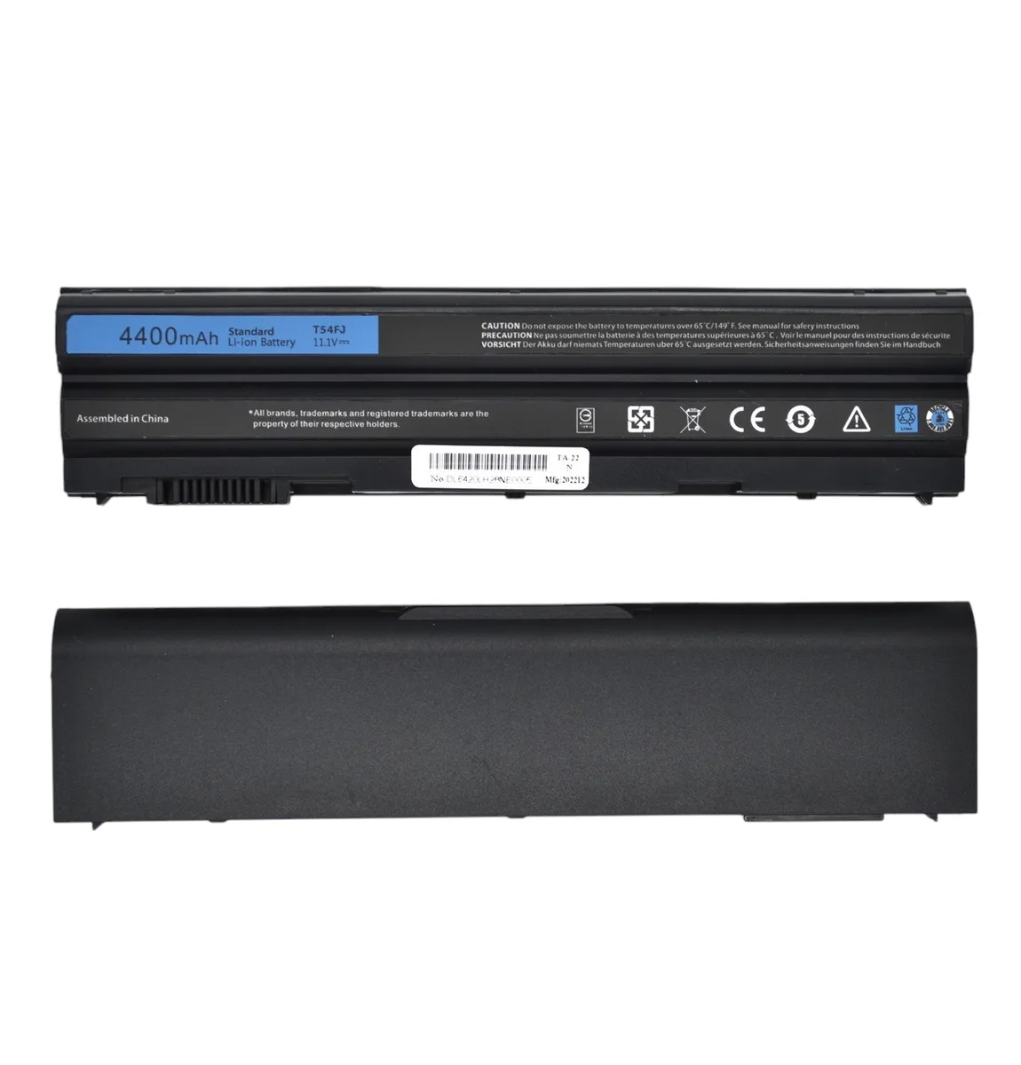 Батарея NHXVW для ноутбука Dell Latitude E6420 E6430 E6520 E6530 E6530 E6440 E6530 5200mAh