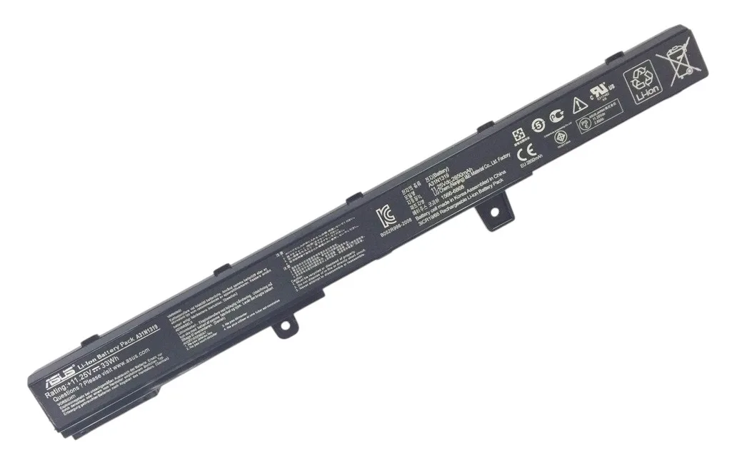 Батарея 11.25V 33Wh A31N1319 Asus X451 X551C X551CA X551CAP