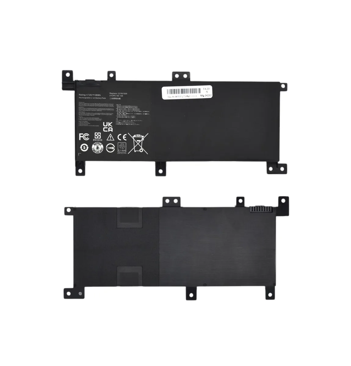 Батарея C21N1509 для ноутбука Asus X556UB X556UF X556UJ (7.4V 4900mAh)