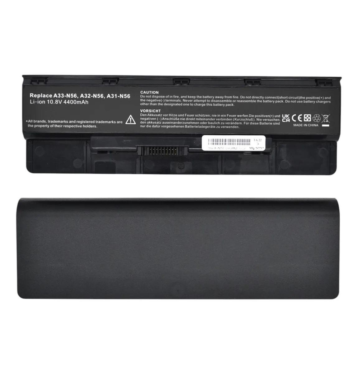 Батарея для ноутбука Asus A31-N56 A32-N56 A33-N56 11.1 V 5200mAh