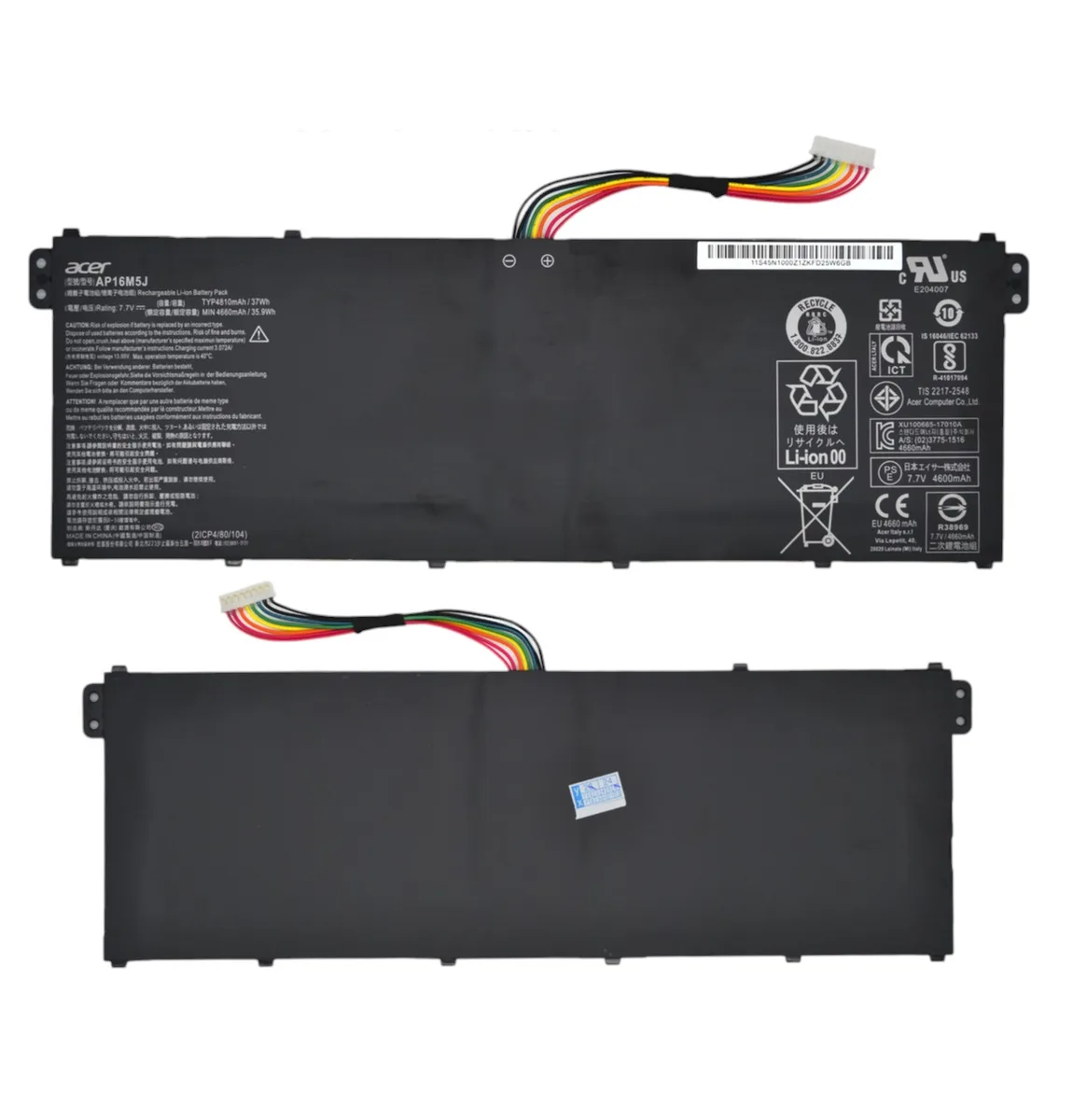 Батарея A16M5J Acer A114-31 A314-31 A315-21 A315-21G 7.7V 5000mAh