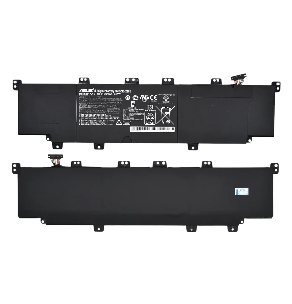 Батарея C31-X502 ASUS X502, X502CA, PU500, PU500C, PU500CA, S500, S500C, S500CA (5136mAh, 7.6V)