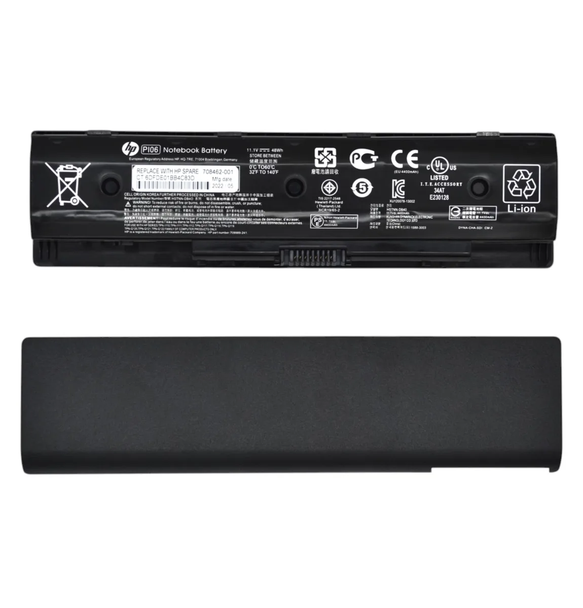 Батарея PI06 для ноутбука HP Pavilion 14-E, 15-E, 17-E 5200mAh