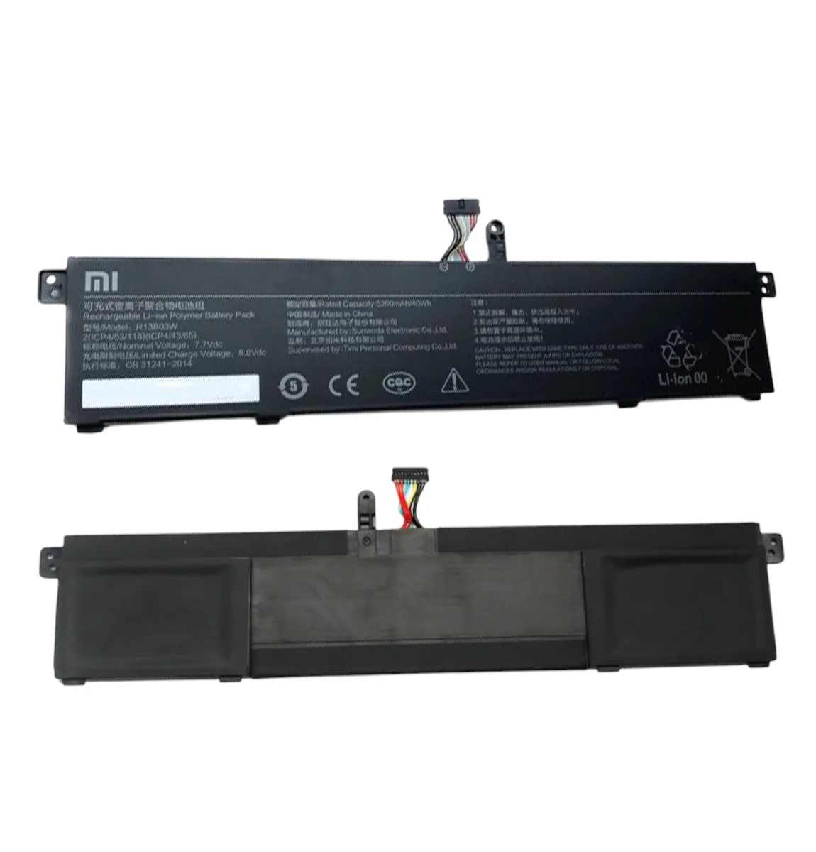 Батарея R13B03W Xiaomi (RedmiBook 13) 7.7V 5200mAh 40Wh