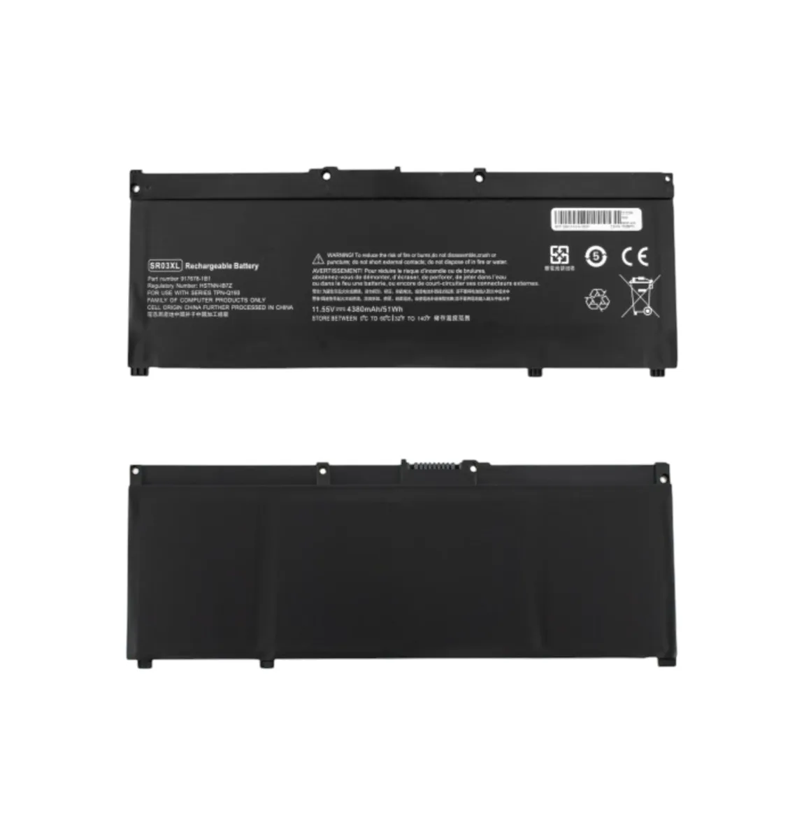 Батарея HP SR03XL (Pavilion Gaming 15-CX, 17-CD) 11.55V 4380 mAh