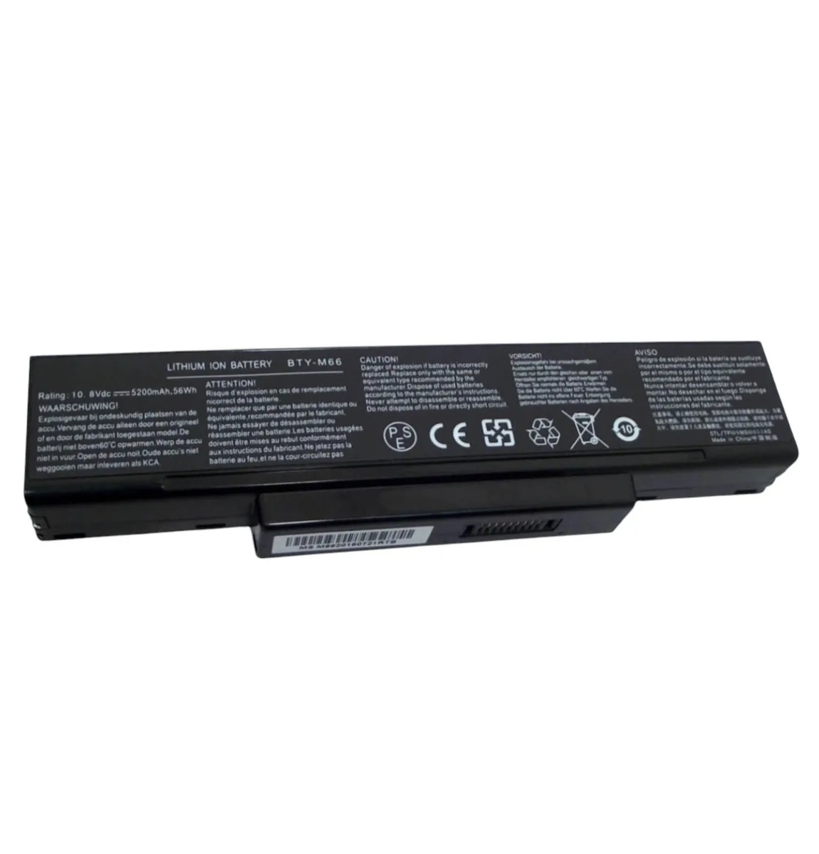 Батарея MSI BTY-M66 (CR400, CR420, CX420, EX400, EX460) 10.8V 5200mAh Black