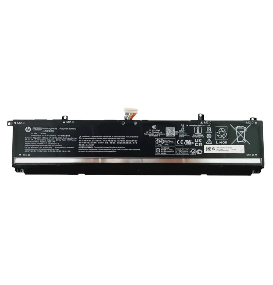 Батарея WK06XL для HP Omen 16-B, 16-C, 16-K, 16-N, 17-CK, (7170mAh 11.58V)