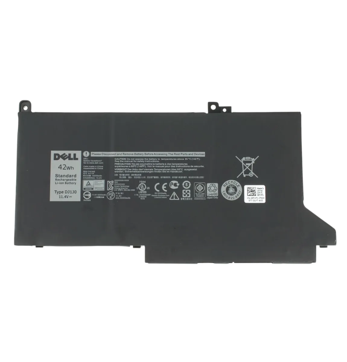 Батарея для ноутбука DELL DJ1J0 PGFX4 3684mAh 11.4V