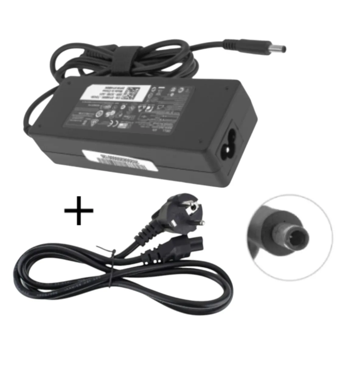 Блок живлення для ноутбука Dell 19.5 V 4.62 A 90W (DC 4.5*3.0) + кабель живлення
