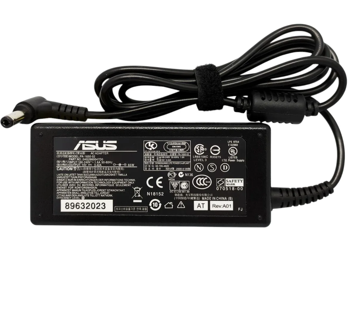 Блок живлення для ноутбука Asus 19V 3.42 A 65W (DC 5.5*2.5)
