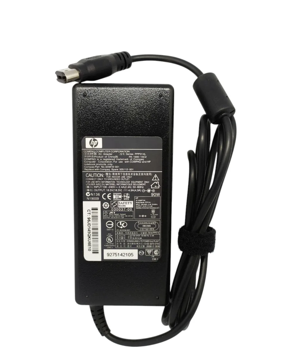 Блок живлення для ноутбука HP 18.5 V 4.9 A 90W (овальний)