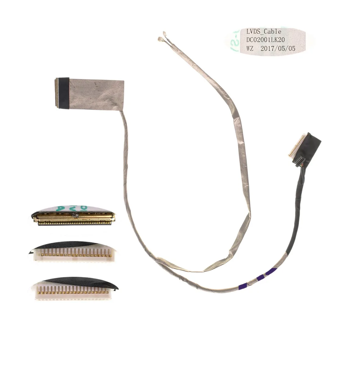 Шлейф матрицы для ноутбука ASUS K75, K75A LED, роз'єм під камеру DC02001LK20