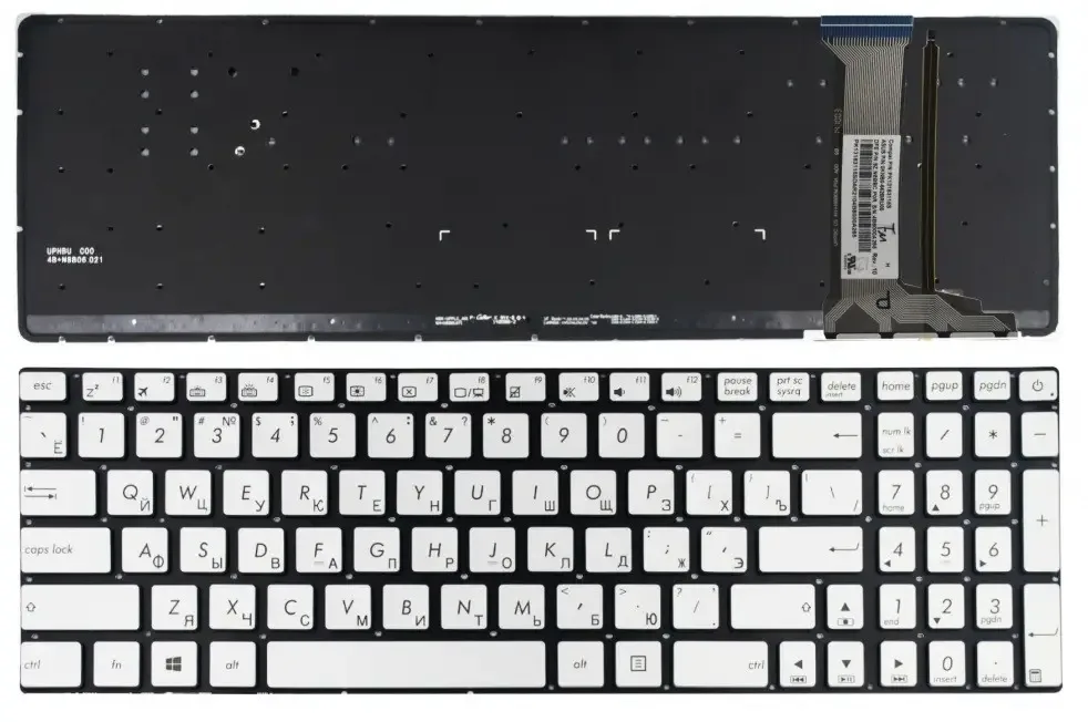 Клавіатура ASUS N551JQ N551JW N751JK N751JX N752VX ZX70VW