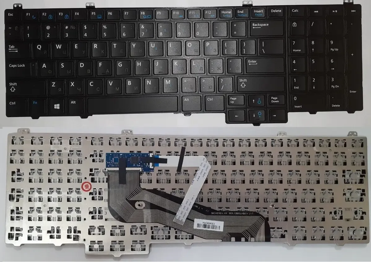 Клавіатура Dell PK130WR1A06 NSK-LEBUC 0VDVG1