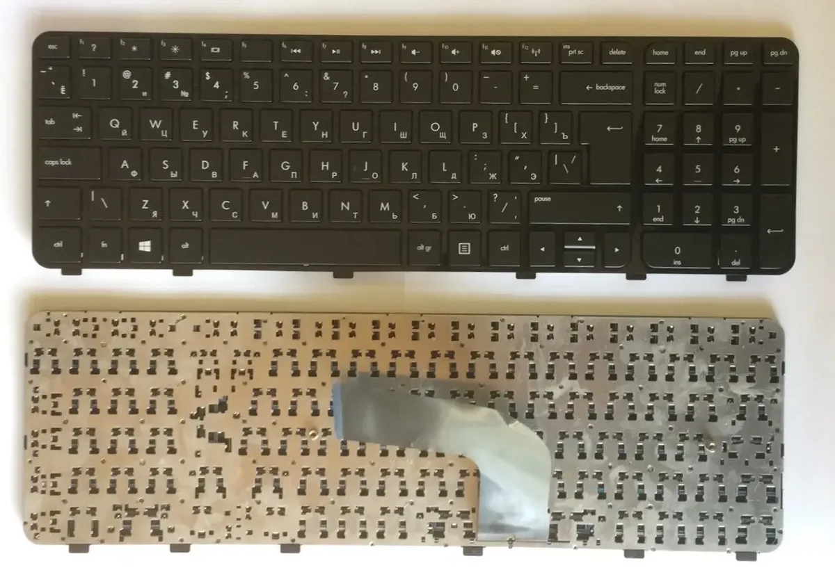 Клавіатура HP Pavillion dv6-7056er 7057 7058 7060 7170 7171 з рамкою
