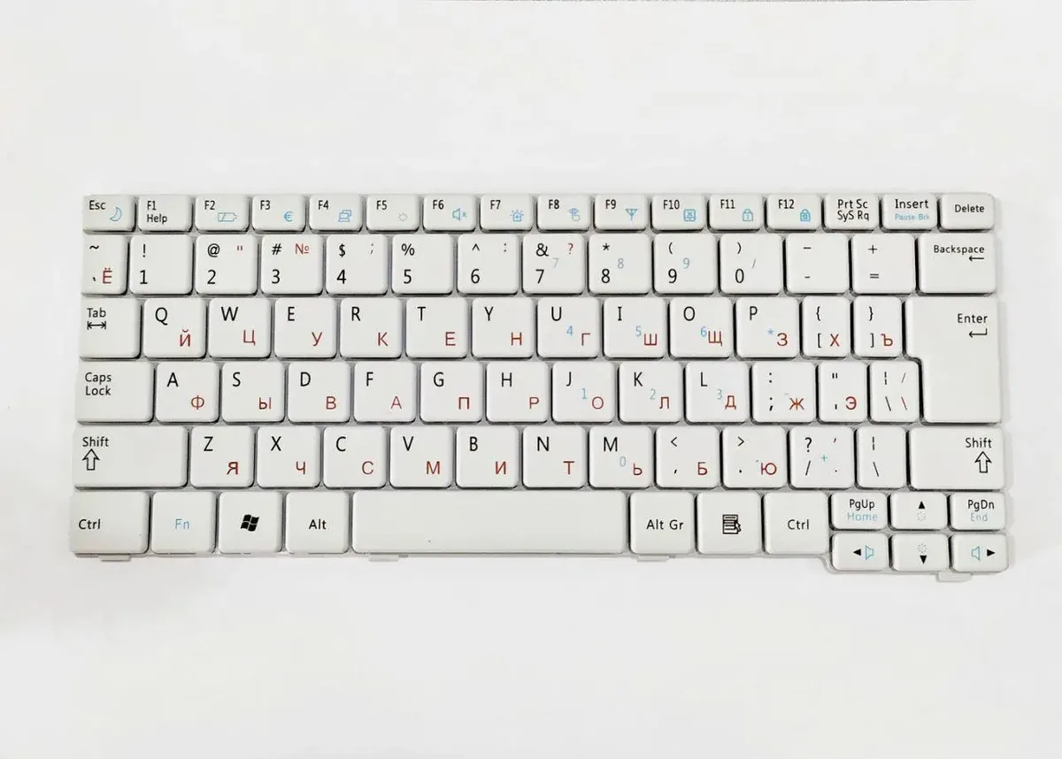 Клавіатура Samsung NP-N100 N128 N143 N145 біла