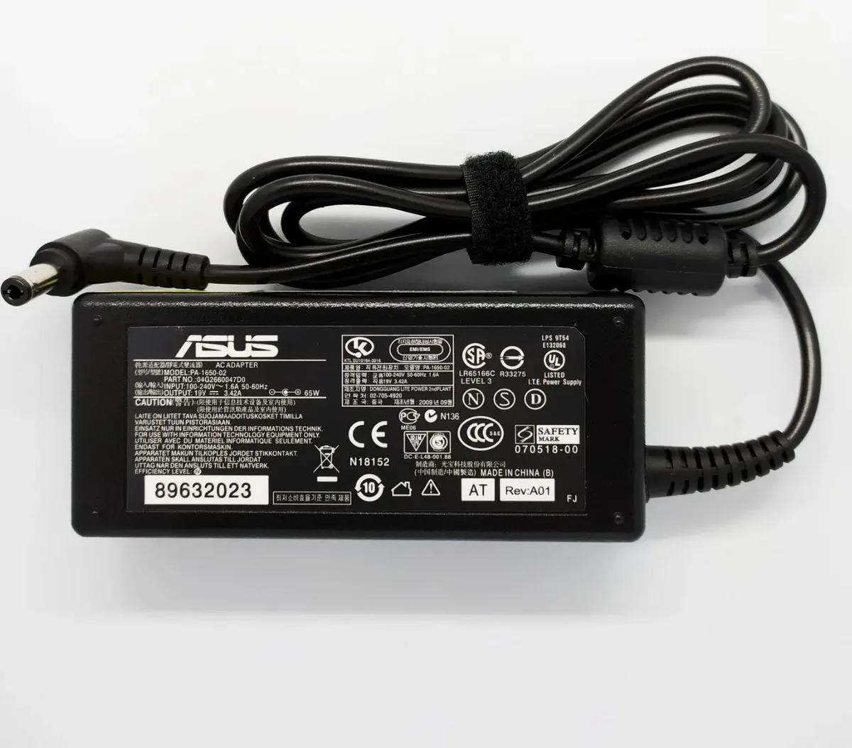 Блок живлення для ноутбука Asus 19V 3.42 A 65W (DC 5.5*2.5)