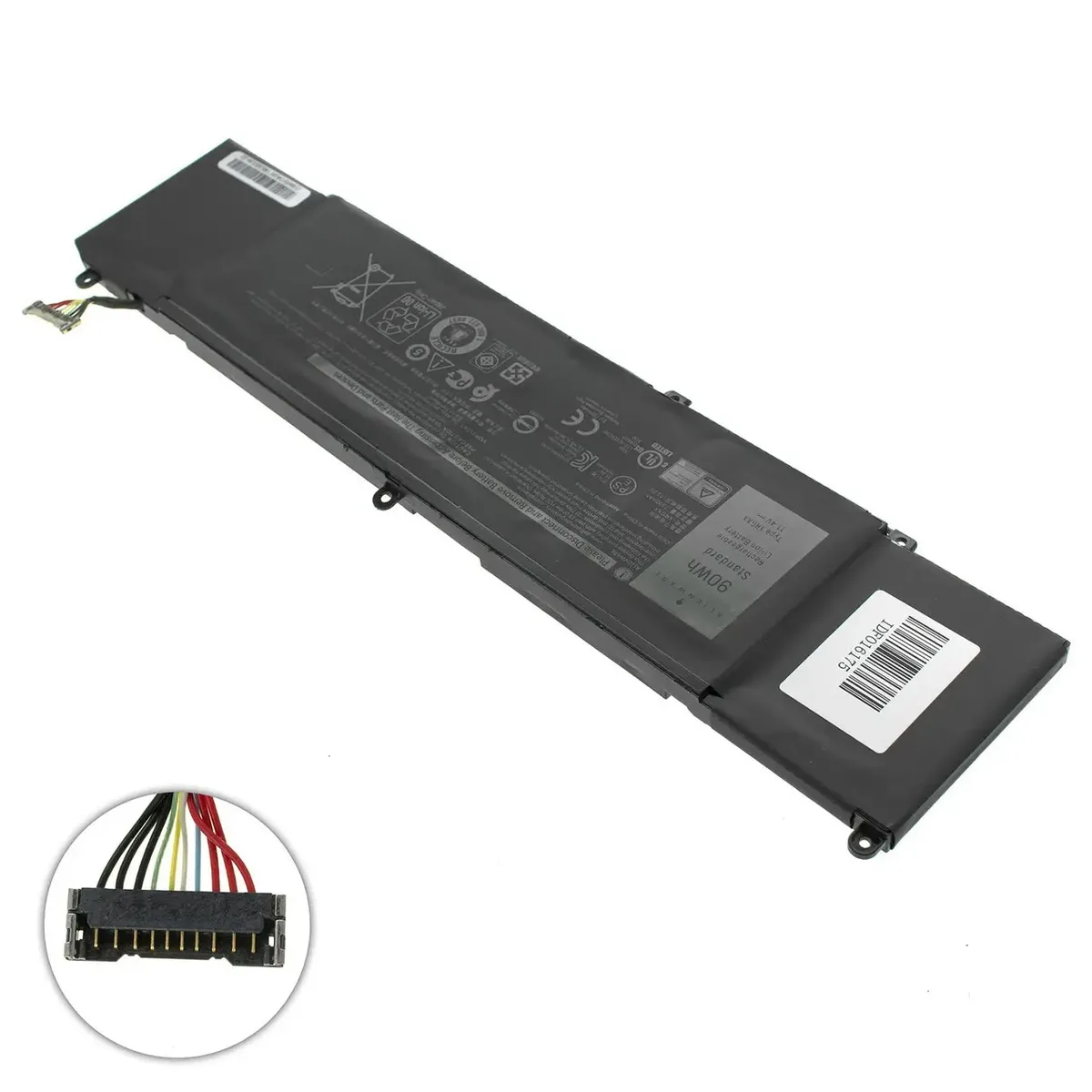 Оригінальна батарея для ноутбука DELL XRGXX (Alienware M15, M17 series) 11.4V 7500mAh 90Wh Black