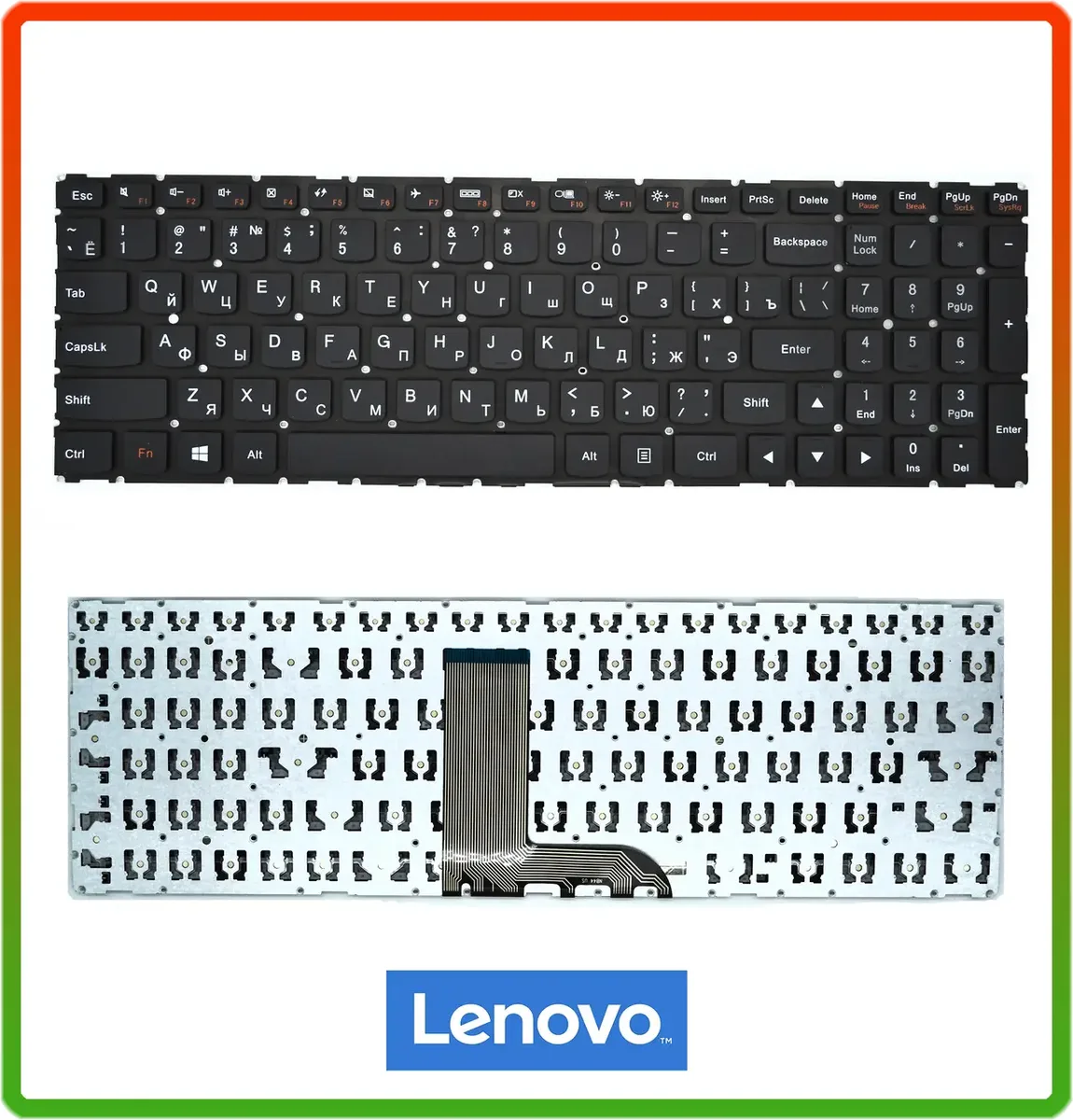 Клавіатура для ноутбука LENOVO IdeaPad 700-15isk 80ru