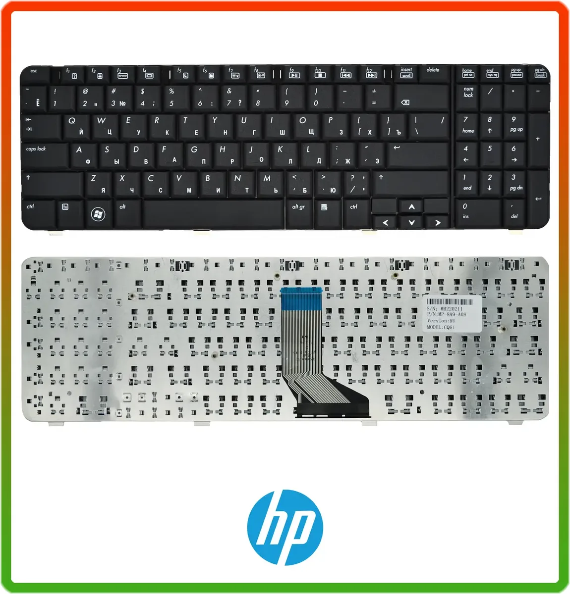 Клавіатура HP Compaq CQ61 G61