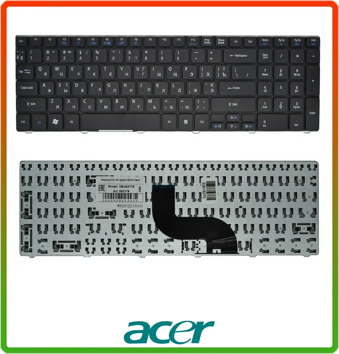 Клавіатура ACER Aspire 5742G 5742Z 5742ZG 5745DG