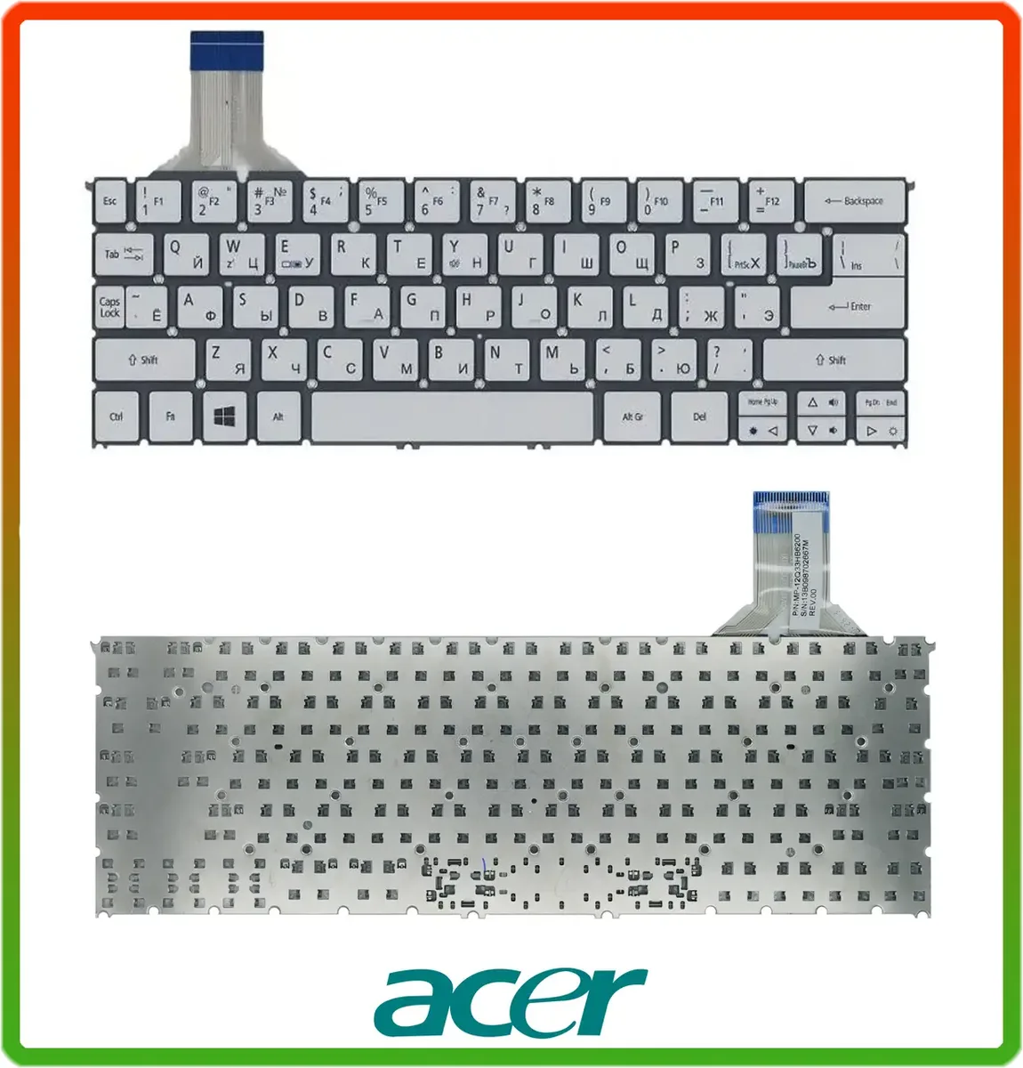 Клавіатура Acer TravelMate X313-M TMX313-M SILVER RU нова розпродаж
