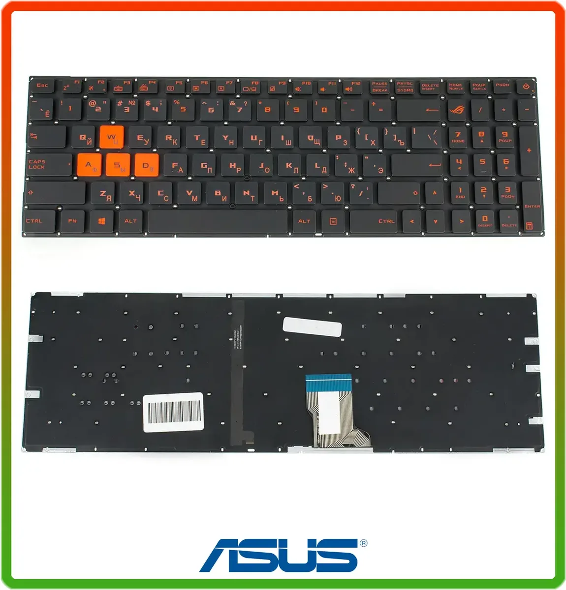 Клавіатура ASUS GL502, GL502V, GL502VT, GL502VM, GL502VS, GL502VT, GL502VY