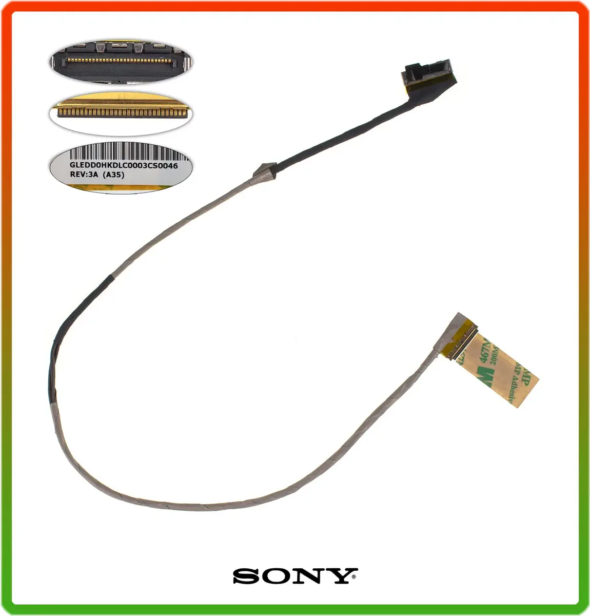Шлейф матрицы для Sony SVF153A1RT, SVF153A1QT, SVF15314SCW 30pin (DD0HKDLC000)