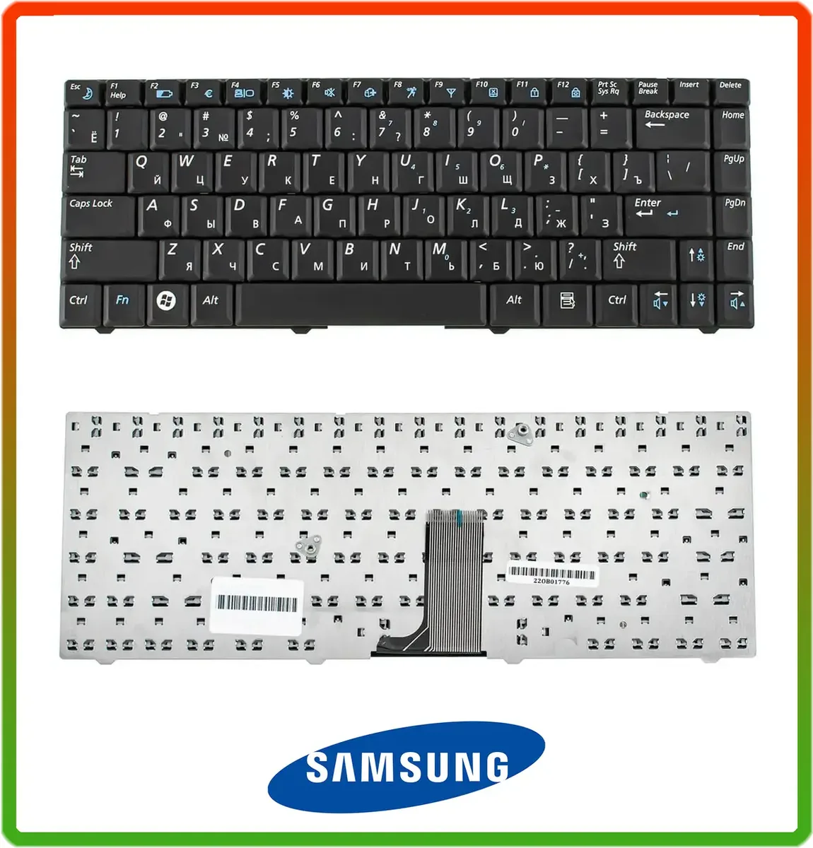 Клавіатура SAMSUNG NP-R517 NP-R519 без цифрового блоку