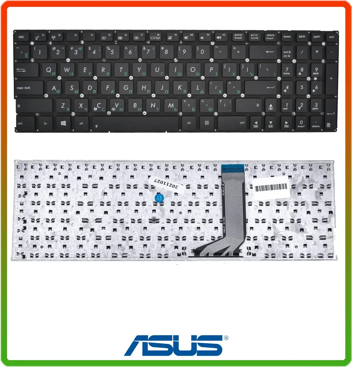 Клавіатура Asus X556 X556U X556UA X556UB X556UF, X756UJ X756UQ X756UV R558