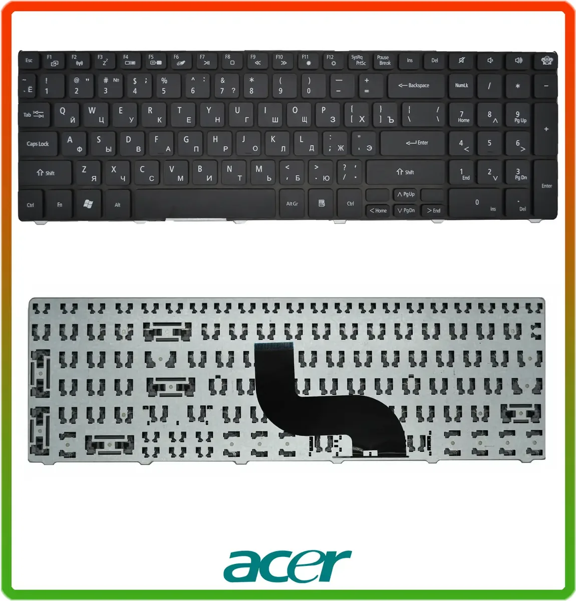 Клавіатура Acer Gateway E1 Q5WT6 Q5WTC Z5WT1 V5WT2 Z5WT3 Z5WTC LD