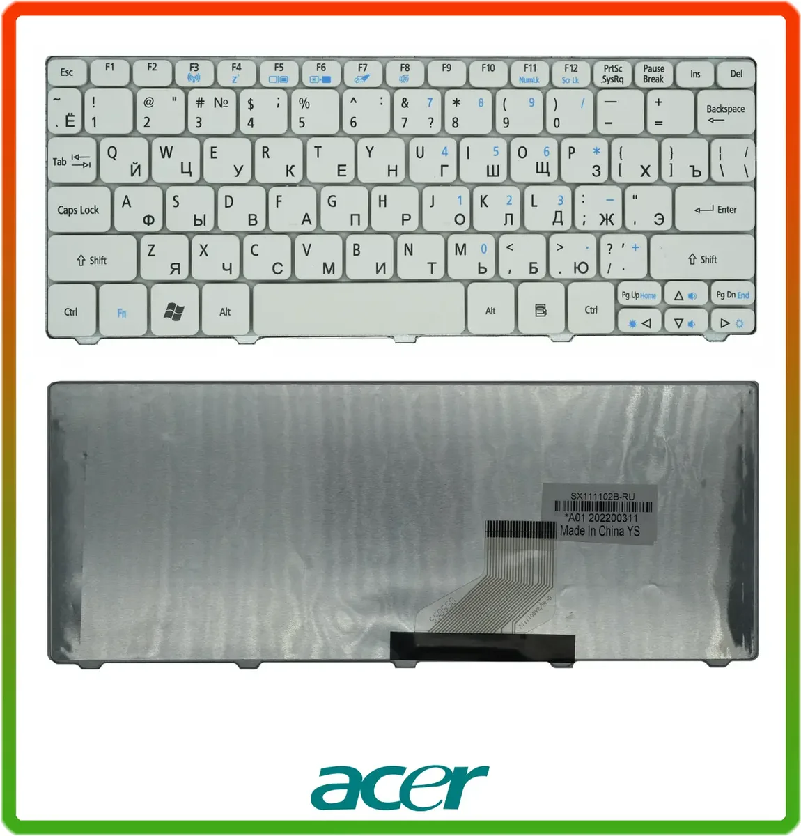 Клавіатура Acer Aspire One D255 D257 D260 D270 ZE6
