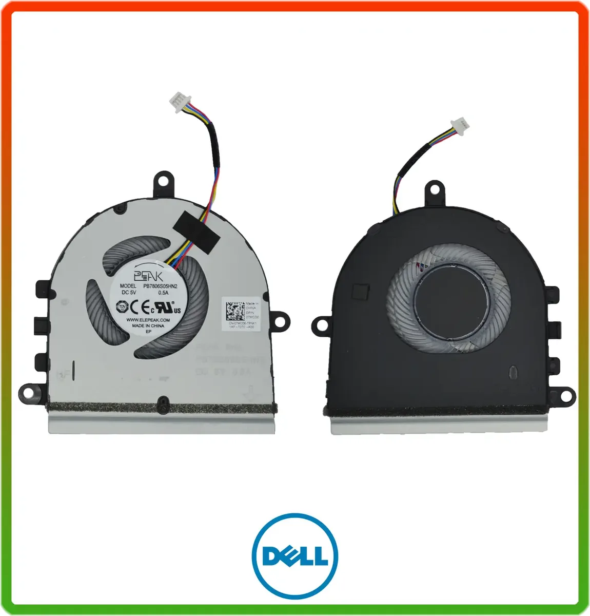 Оригінальний вентилятор (кулер) для DELL INSPIRON 3583, 3584, 3585, 5570, 5575, 5593, 4pin (07MCD0)