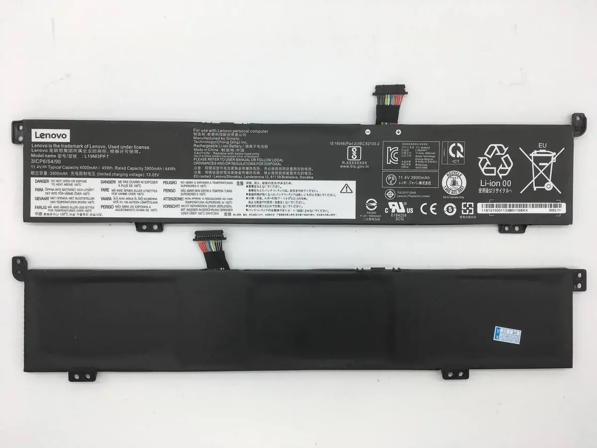 Оригінальна батарея Lenovo L19M3PF7 (IdeaPad Gaming 3 15IMH05, 3 15ARH05) 11.4V 4054mah 45Wh