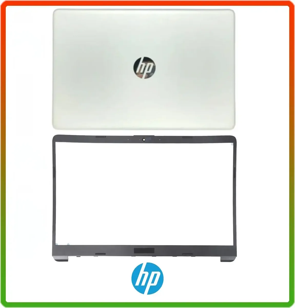 Кришка матриці з рамкою для ноутбука HP (15-DW, 15S-DY, 15S-DU, 250 G8, 255 G8), L52012-001 silver