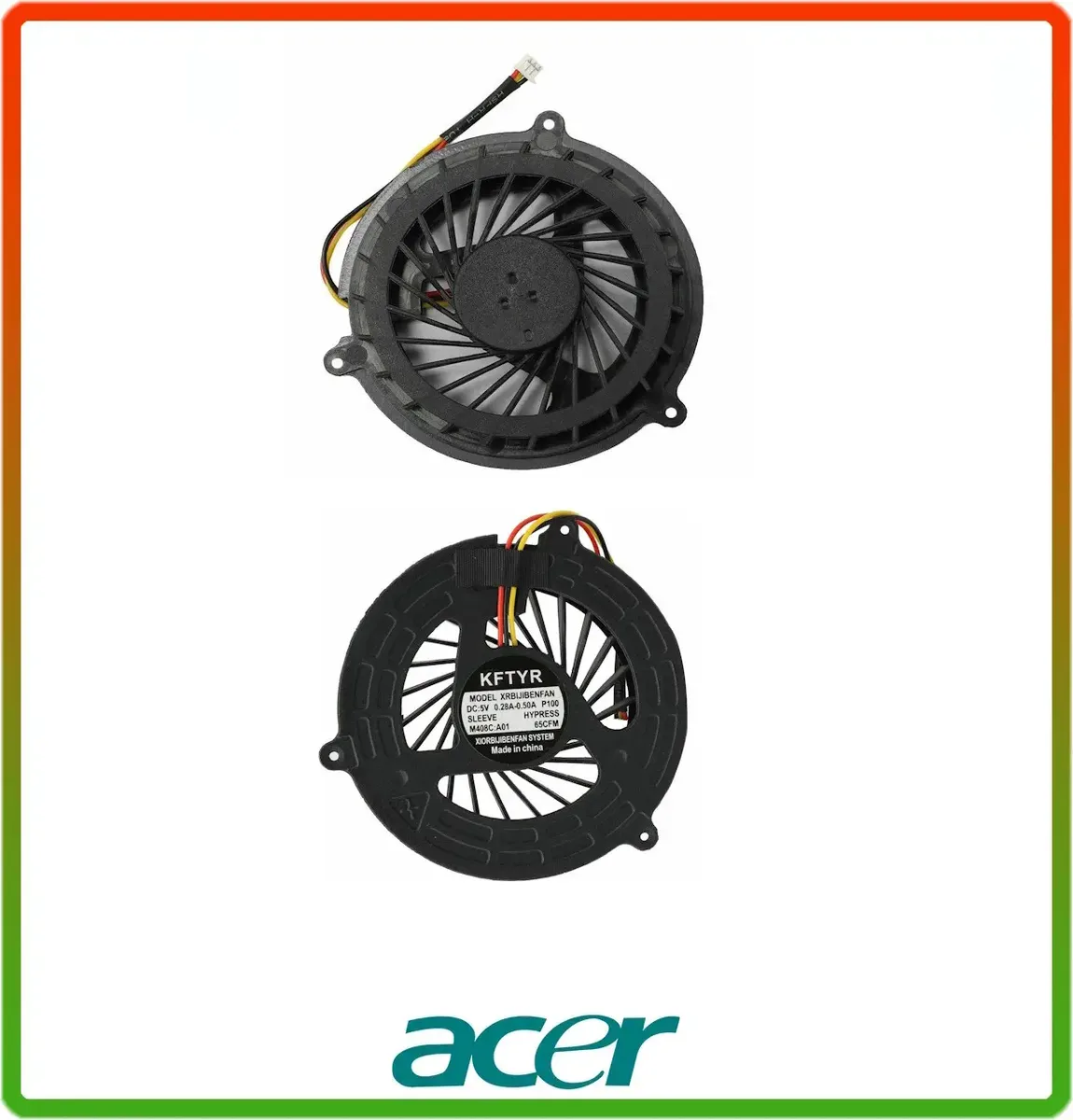Кулер (вентилятор) Acer Aspire V3-531 V3-571G (круглий, версія 2)